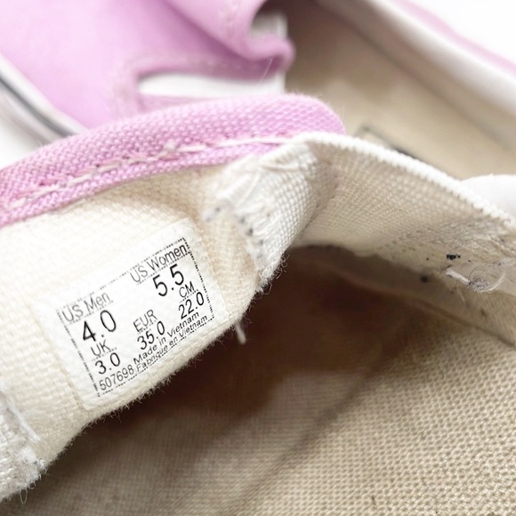 Vans Slip On Classic shoes in Orchid/True White - Picture 7 of 9
